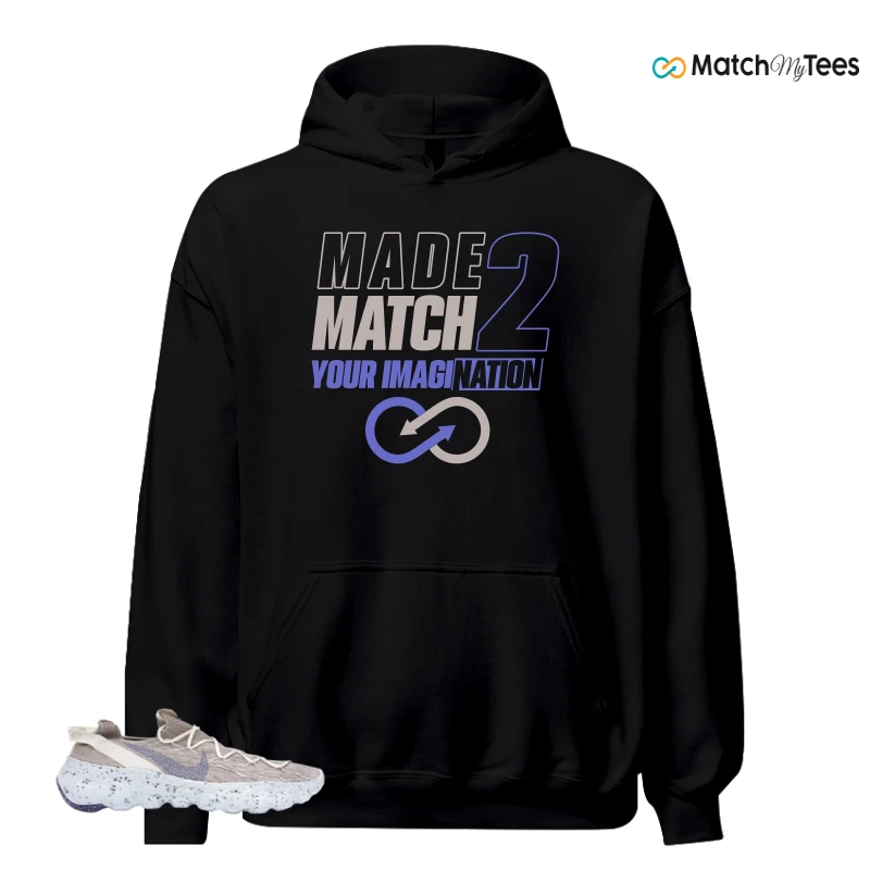 NIKE SPACE HIPPIE 04 SAIL ASTRONOMY BLUE SNEAKER Matching Tees hoodie