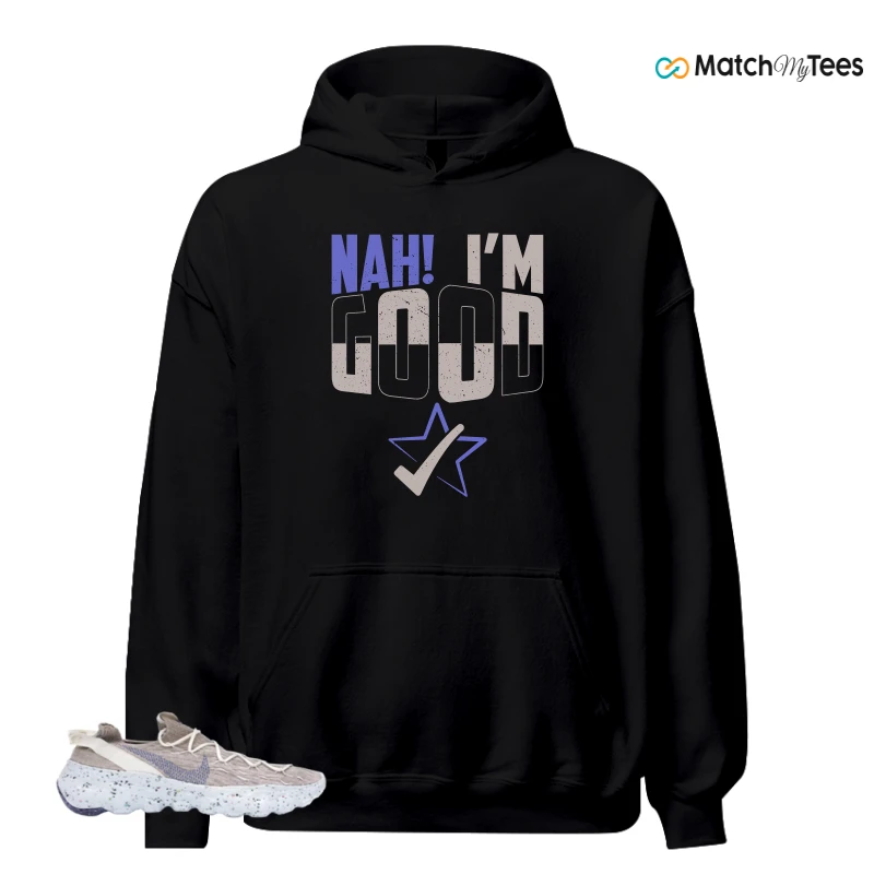 NIKE SPACE HIPPIE 04 SAIL ASTRONOMY BLUE SNEAKER Matching Tees hoodie