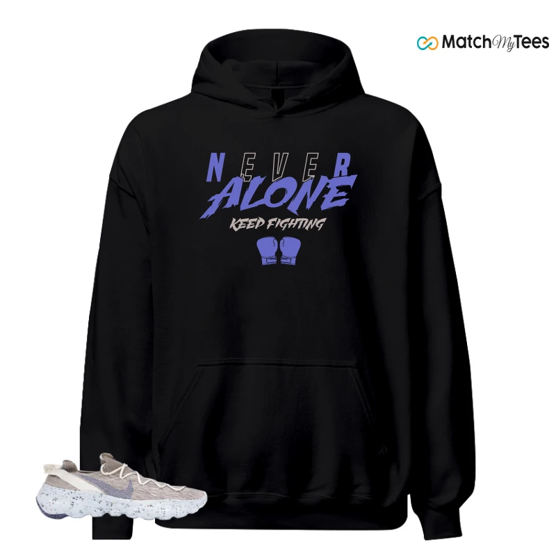 NIKE SPACE HIPPIE 04 SAIL ASTRONOMY BLUE SNEAKER Matching Tees hoodie