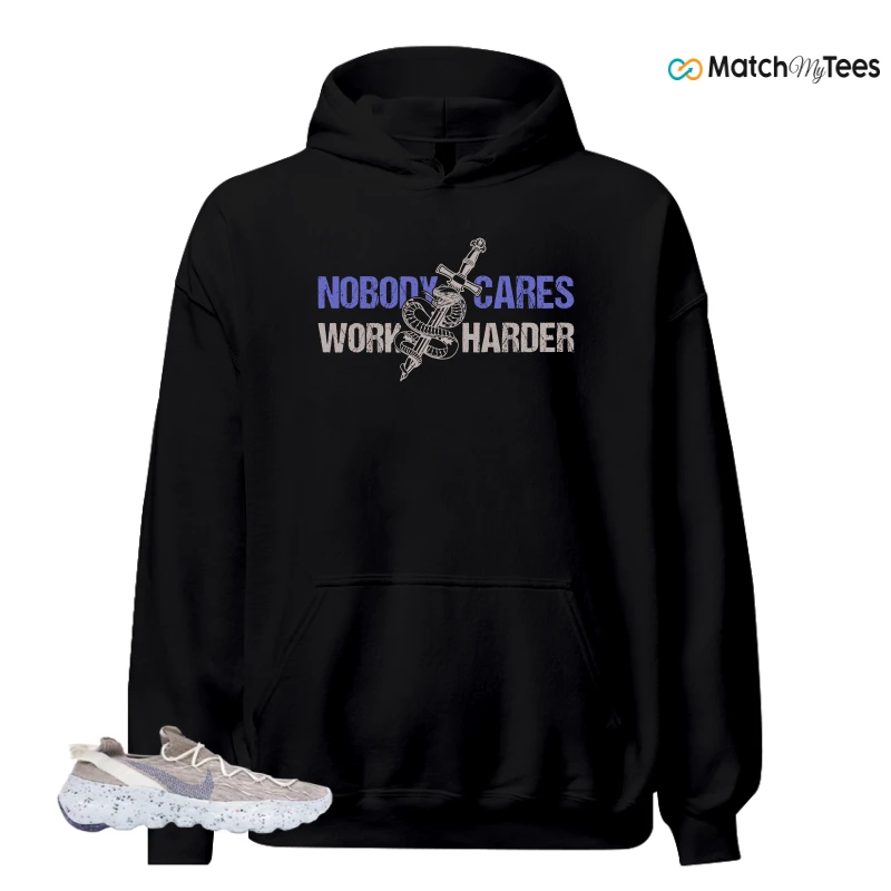 NIKE SPACE HIPPIE 04 SAIL ASTRONOMY BLUE SNEAKER Matching Tees hoodie
