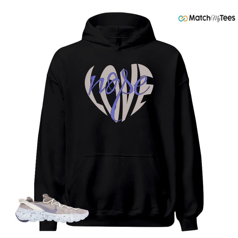 NIKE SPACE HIPPIE 04 SAIL ASTRONOMY BLUE SNEAKER Matching Tees hoodie