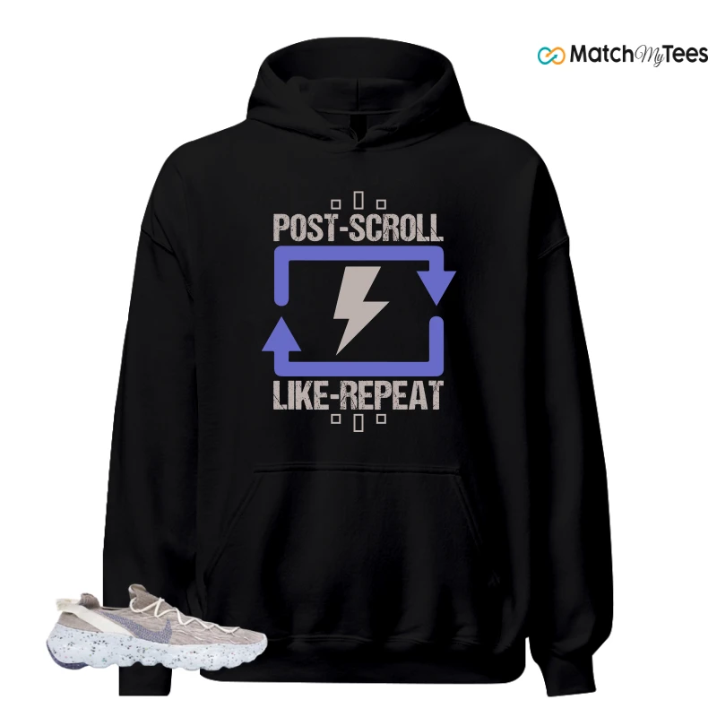 NIKE SPACE HIPPIE 04 SAIL ASTRONOMY BLUE SNEAKER Matching Tees hoodie