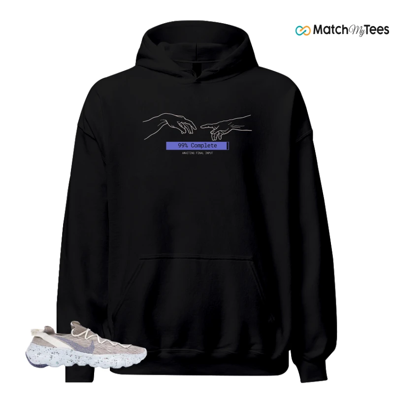 NIKE SPACE HIPPIE 04 SAIL ASTRONOMY BLUE SNEAKER Matching Tees hoodie