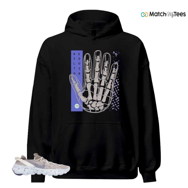 NIKE SPACE HIPPIE 04 SAIL ASTRONOMY BLUE SNEAKER Matching Tees hoodie