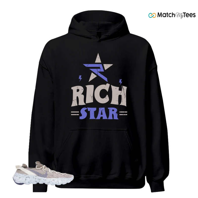 NIKE SPACE HIPPIE 04 SAIL ASTRONOMY BLUE SNEAKER Matching Tees hoodie