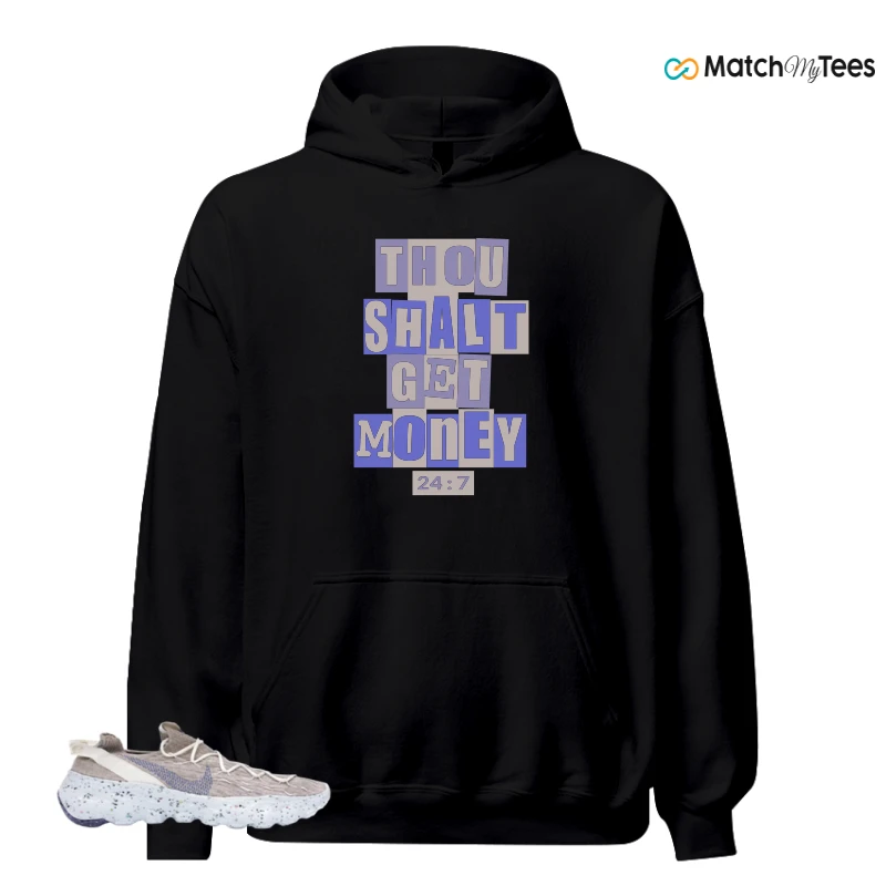 NIKE SPACE HIPPIE 04 SAIL ASTRONOMY BLUE SNEAKER Matching Tees hoodie