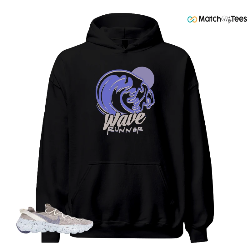NIKE SPACE HIPPIE 04 SAIL ASTRONOMY BLUE SNEAKER Matching Tees hoodie