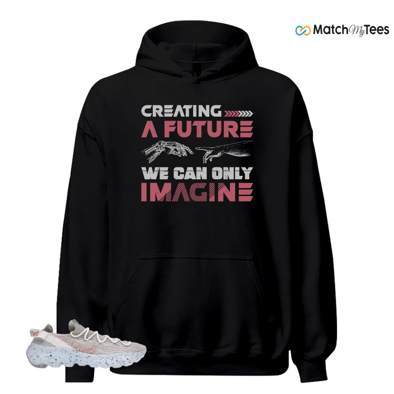 NIKE SPACE HIPPIE 04 WHITE MULTI (WOMEN'S) SNEAKER Matching Tees hoodie