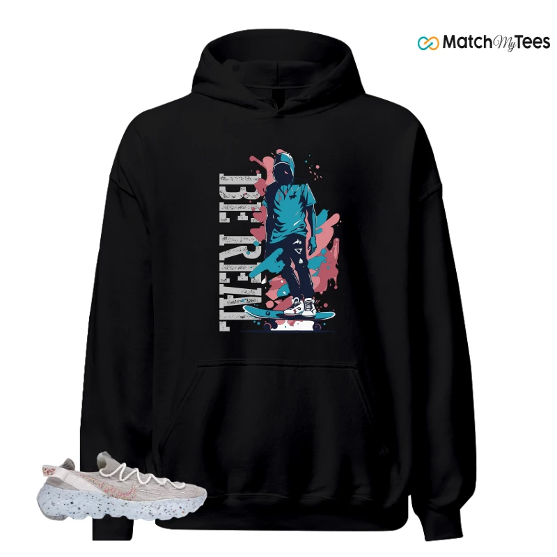 NIKE SPACE HIPPIE 04 WHITE MULTI (WOMEN'S) SNEAKER Matching Tees hoodie
