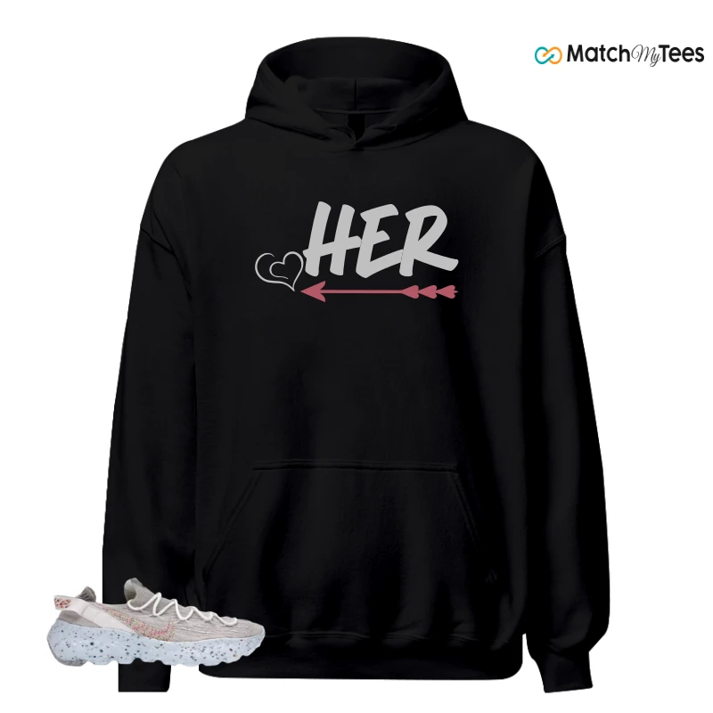 NIKE SPACE HIPPIE 04 WHITE MULTI (WOMEN'S) SNEAKER Matching Tees hoodie