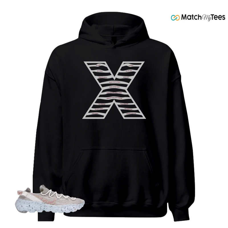 NIKE SPACE HIPPIE 04 WHITE MULTI (WOMEN'S) SNEAKER Matching Tees hoodie
