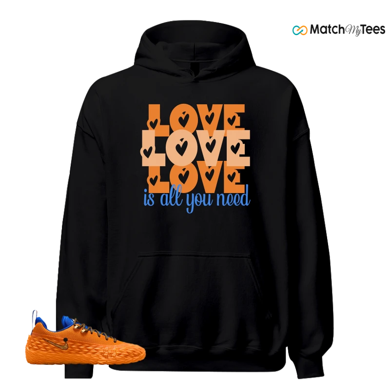 NIKE ST CHARGE CADE CUNNINGHAM BOWIE SNEAKER/LIGHT LASER ORANGE/LASER ORANGE/BLACK SPRUCE/VIVID ORANGE/PHOTO BLUE/ALABASTER matching Hoodie
