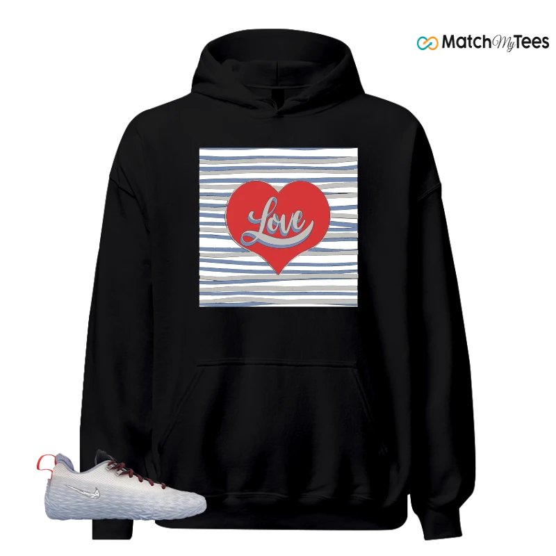 NIKE S.T. CHARGE PE DETROIT TOUGH SNEAKER/SAIL/METALLIC SILVER/THUNDER BLUE/ALUMINUM/LIGHT CRIMSON/BRIGHT CRIMSON matching Hoodie