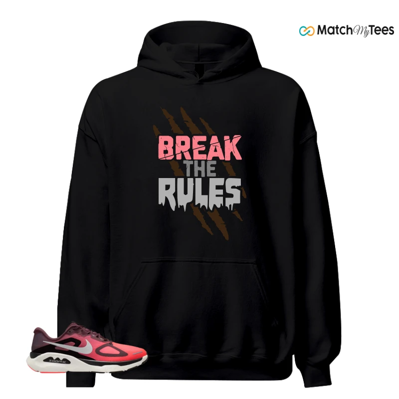 NIKE STRUCTURE PLUS TATTOO HOT LAVA BLACK SILVER SNEAKER Matching Tees hoodie