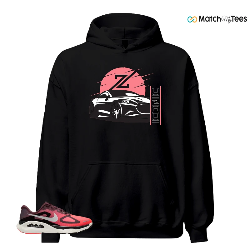 NIKE STRUCTURE PLUS TATTOO HOT LAVA BLACK SILVER SNEAKER Matching Tees hoodie