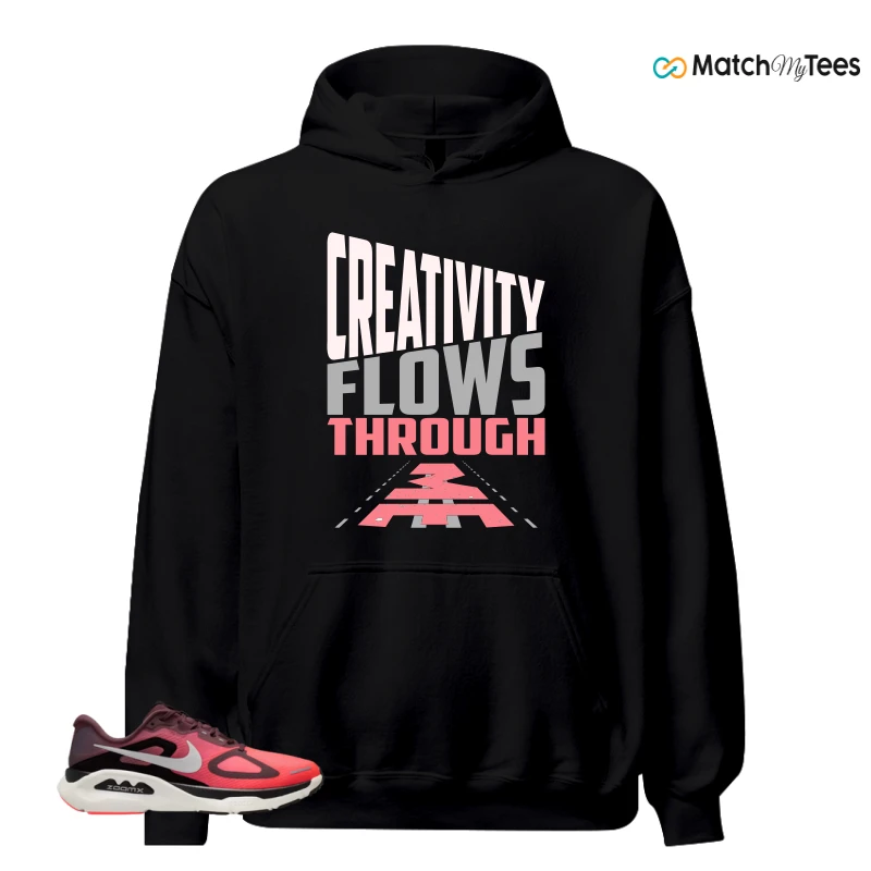 NIKE STRUCTURE PLUS TATTOO HOT LAVA BLACK SILVER SNEAKER Matching Tees hoodie