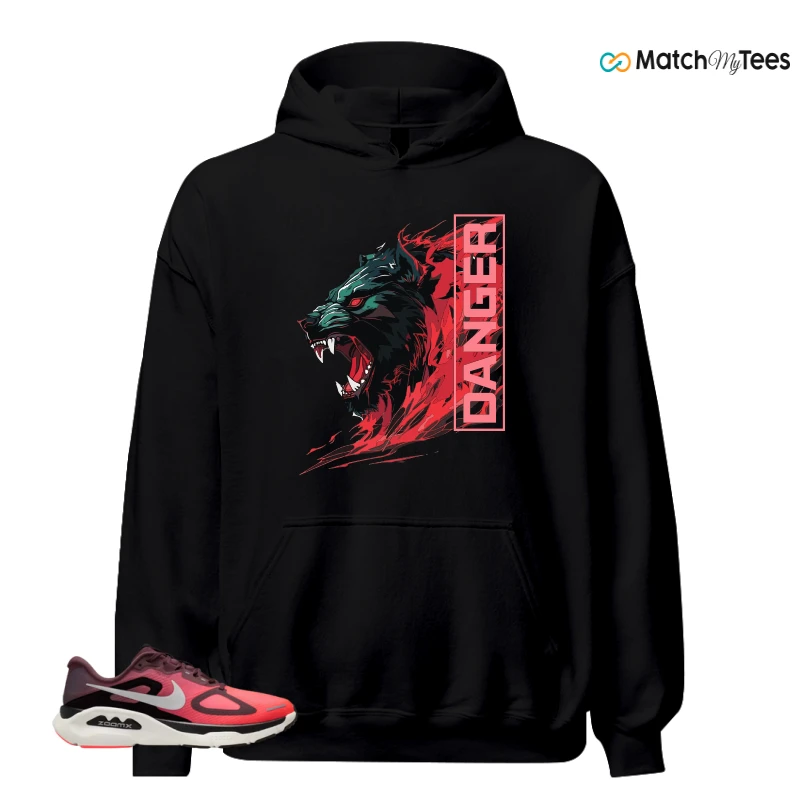 NIKE STRUCTURE PLUS TATTOO HOT LAVA BLACK SILVER SNEAKER Matching Tees hoodie