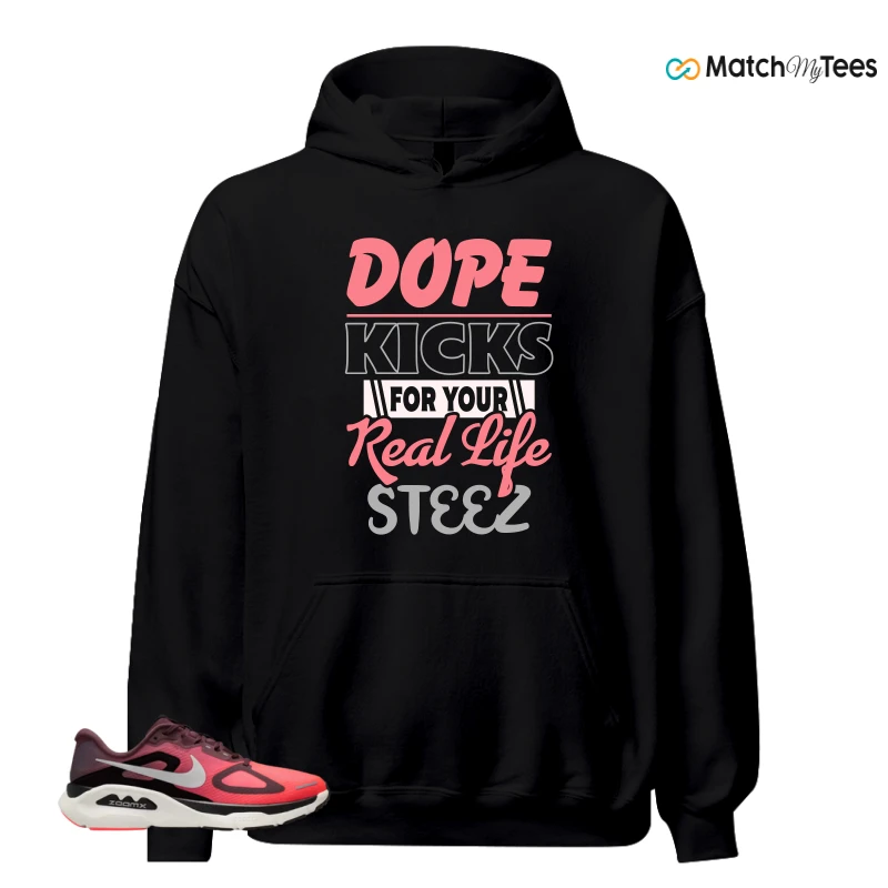 NIKE STRUCTURE PLUS TATTOO HOT LAVA BLACK SILVER SNEAKER Matching Tees hoodie
