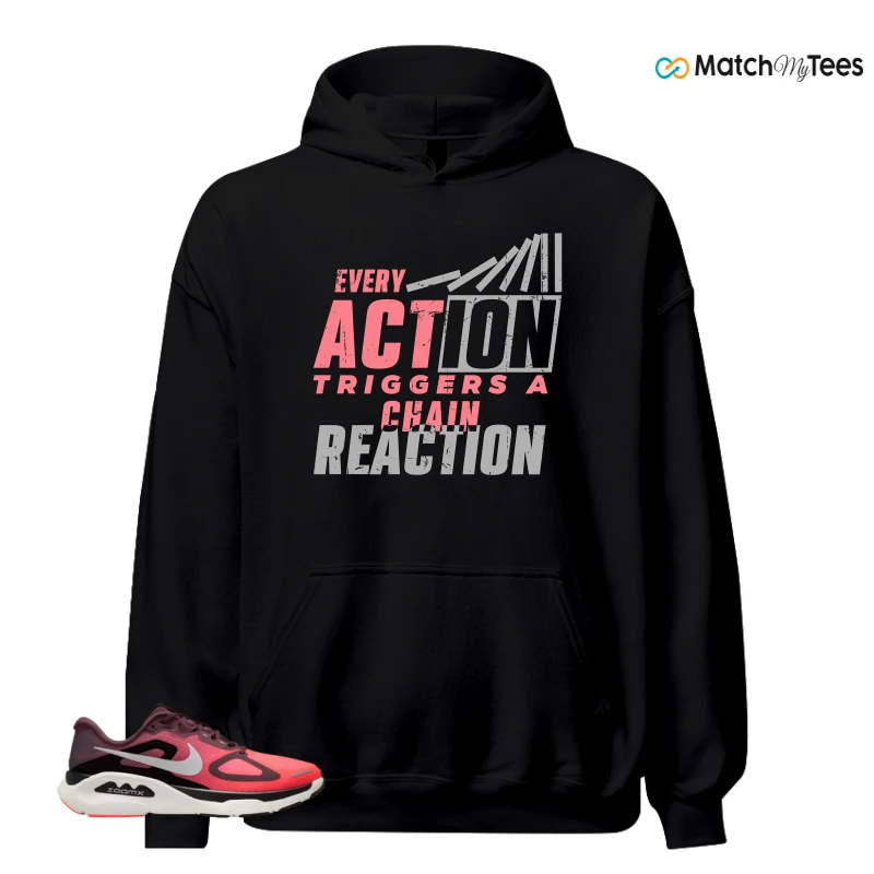 NIKE STRUCTURE PLUS TATTOO HOT LAVA BLACK SILVER SNEAKER Matching Tees hoodie