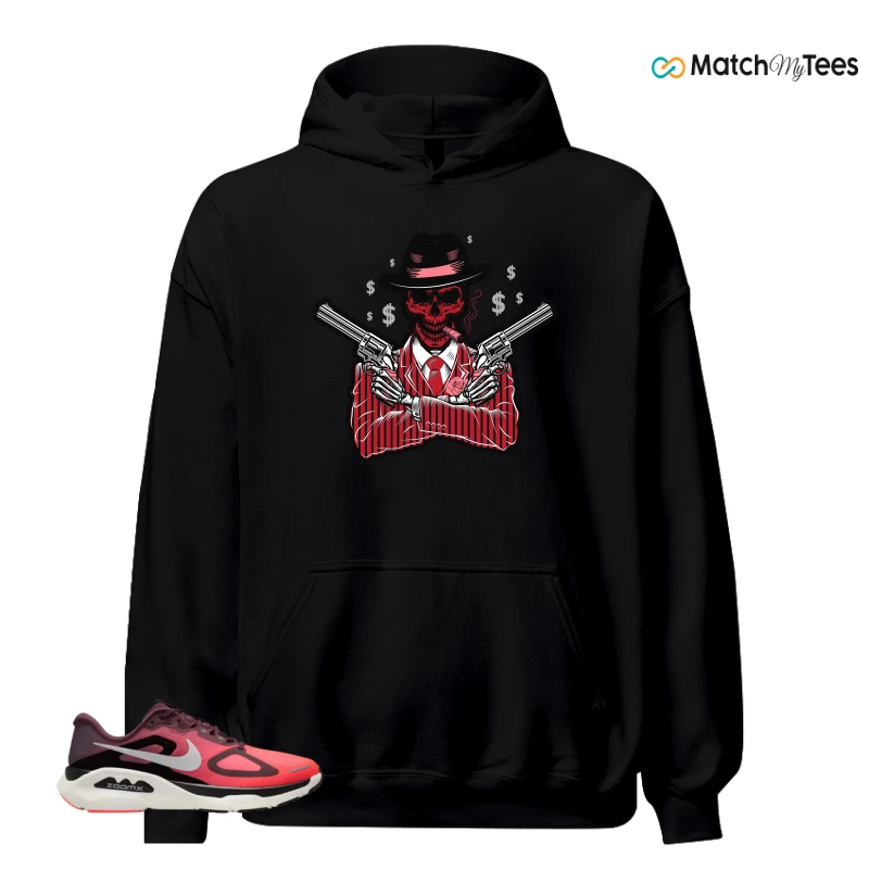NIKE STRUCTURE PLUS TATTOO HOT LAVA BLACK SILVER SNEAKER Matching Tees hoodie