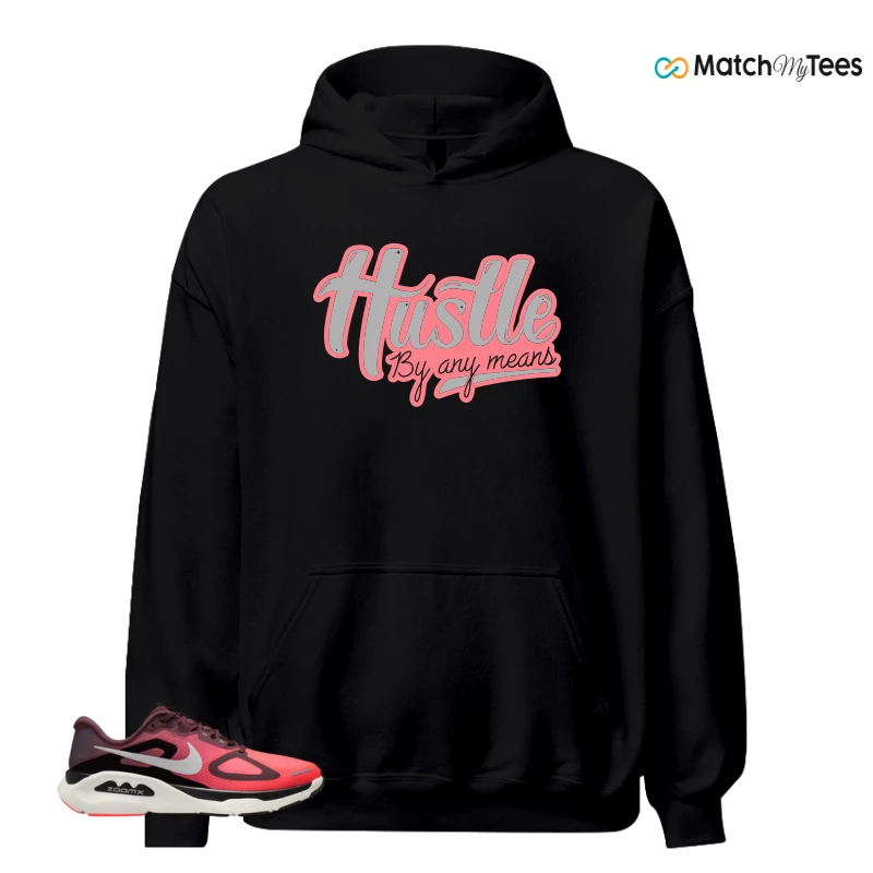 NIKE STRUCTURE PLUS TATTOO HOT LAVA BLACK SILVER SNEAKER Matching Tees hoodie