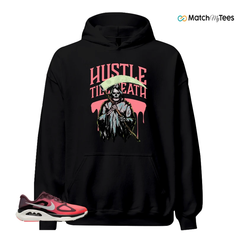 NIKE STRUCTURE PLUS TATTOO HOT LAVA BLACK SILVER SNEAKER Matching Tees hoodie