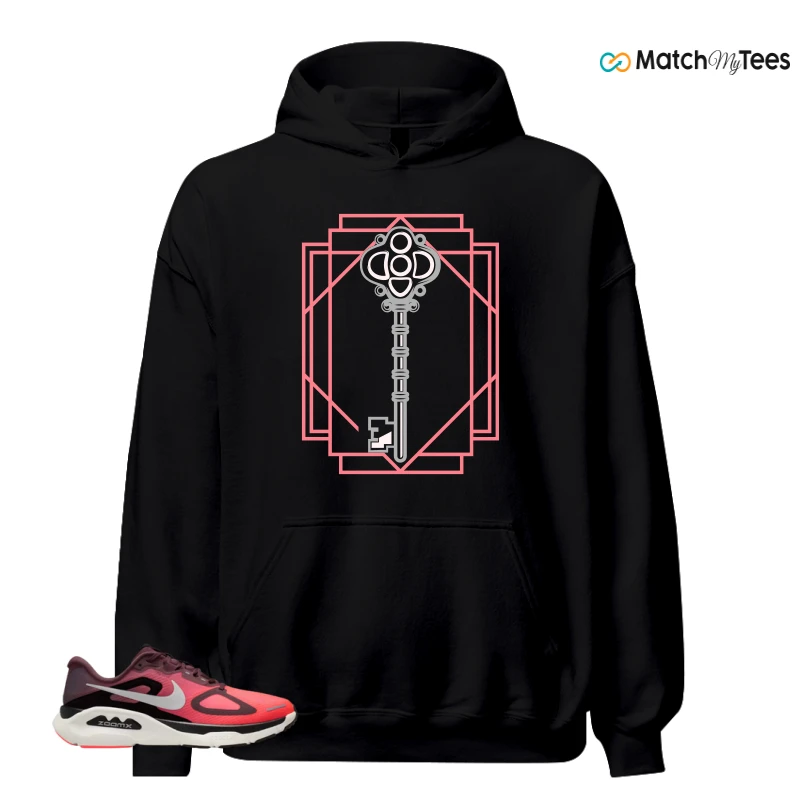 NIKE STRUCTURE PLUS TATTOO HOT LAVA BLACK SILVER SNEAKER Matching Tees hoodie
