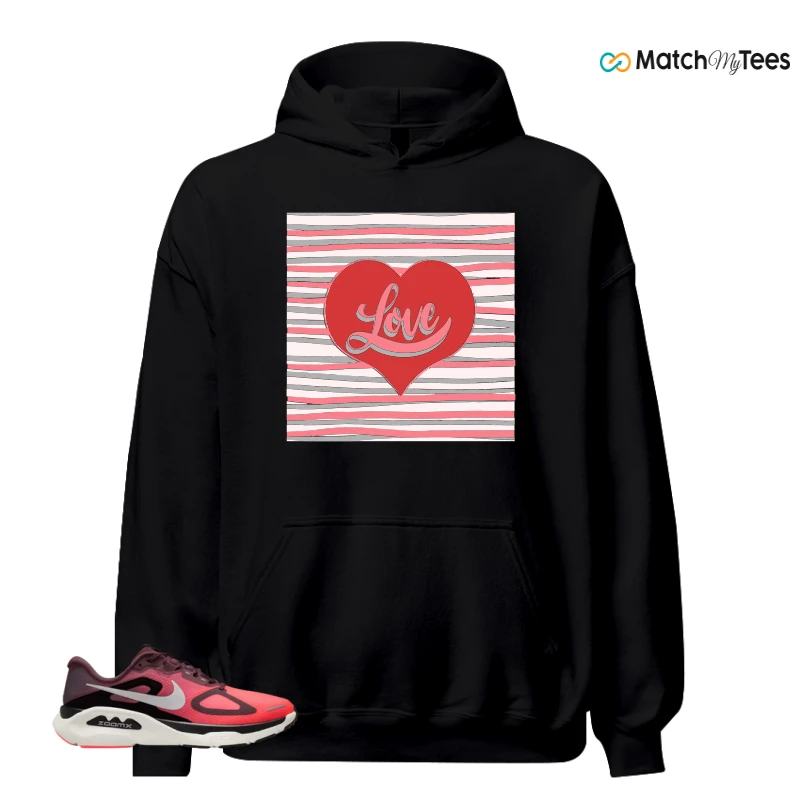 NIKE STRUCTURE PLUS TATTOO HOT LAVA BLACK SILVER SNEAKER Matching Tees hoodie