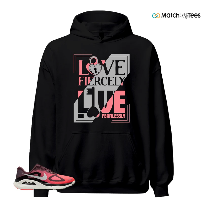 NIKE STRUCTURE PLUS TATTOO HOT LAVA BLACK SILVER SNEAKER Matching Tees hoodie