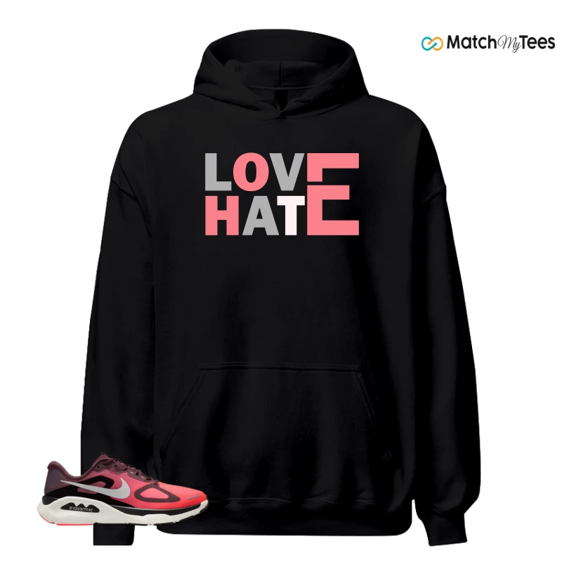 NIKE STRUCTURE PLUS TATTOO HOT LAVA BLACK SILVER SNEAKER Matching Tees hoodie