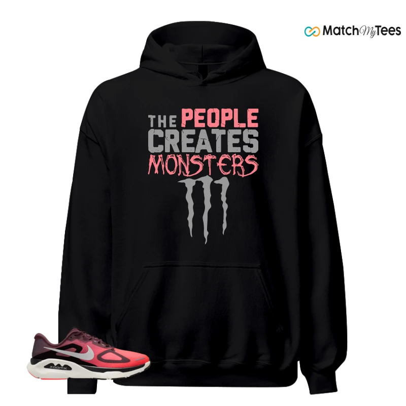 NIKE STRUCTURE PLUS TATTOO HOT LAVA BLACK SILVER SNEAKER Matching Tees hoodie