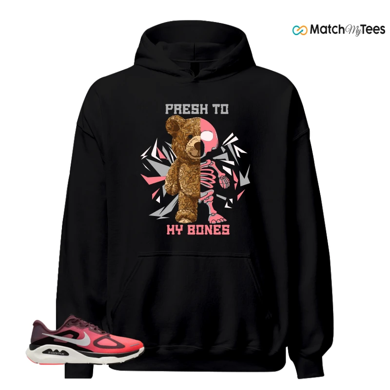 NIKE STRUCTURE PLUS TATTOO HOT LAVA BLACK SILVER SNEAKER Matching Tees hoodie
