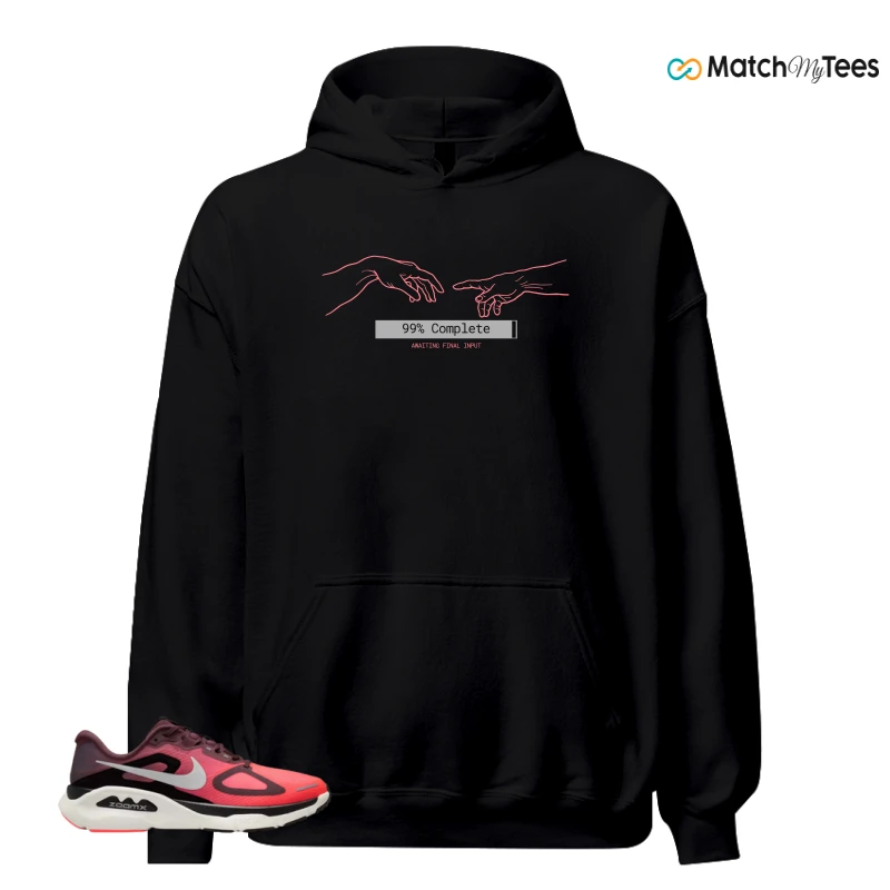 NIKE STRUCTURE PLUS TATTOO HOT LAVA BLACK SILVER SNEAKER Matching Tees hoodie
