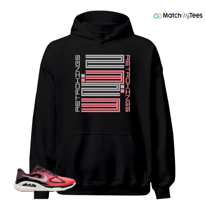 NIKE STRUCTURE PLUS TATTOO HOT LAVA BLACK SILVER SNEAKER Matching Tees hoodie