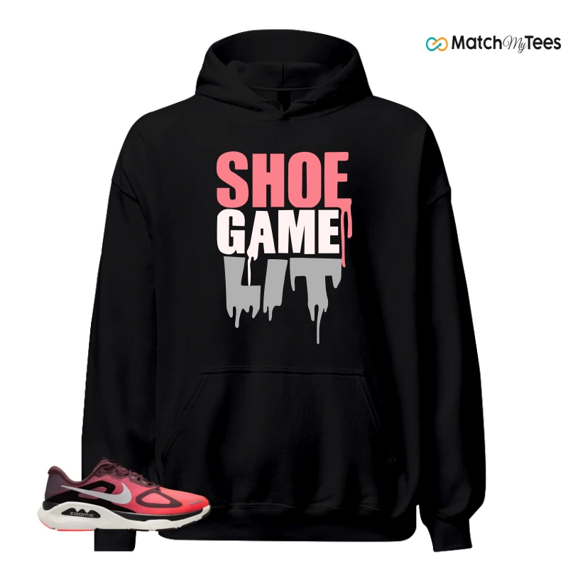 NIKE STRUCTURE PLUS TATTOO HOT LAVA BLACK SILVER SNEAKER Matching Tees hoodie