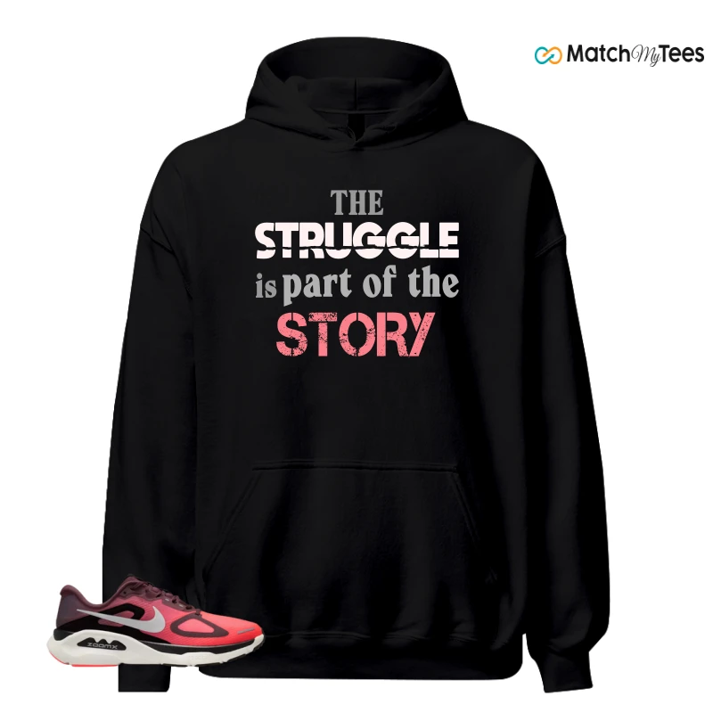 NIKE STRUCTURE PLUS TATTOO HOT LAVA BLACK SILVER SNEAKER Matching Tees hoodie
