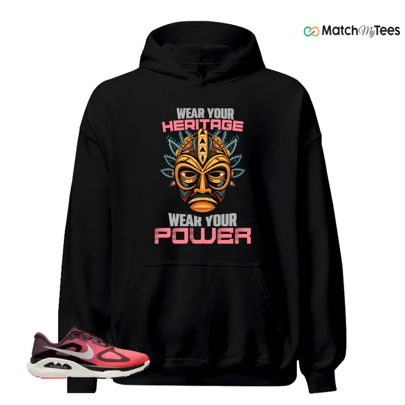 NIKE STRUCTURE PLUS TATTOO HOT LAVA BLACK SILVER SNEAKER Matching Tees hoodie