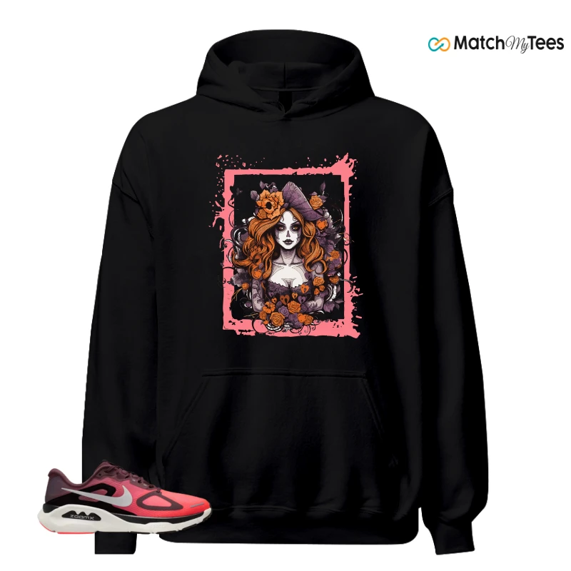 NIKE STRUCTURE PLUS TATTOO HOT LAVA BLACK SILVER SNEAKER Matching Tees hoodie