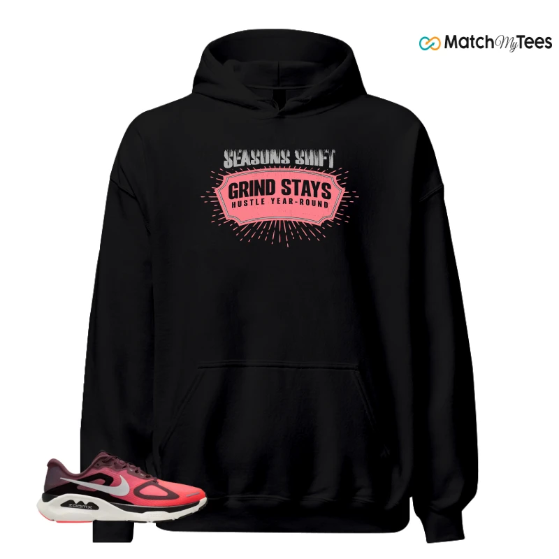 NIKE STRUCTURE PLUS TATTOO HOT LAVA BLACK SILVER SNEAKER Matching Tees hoodie