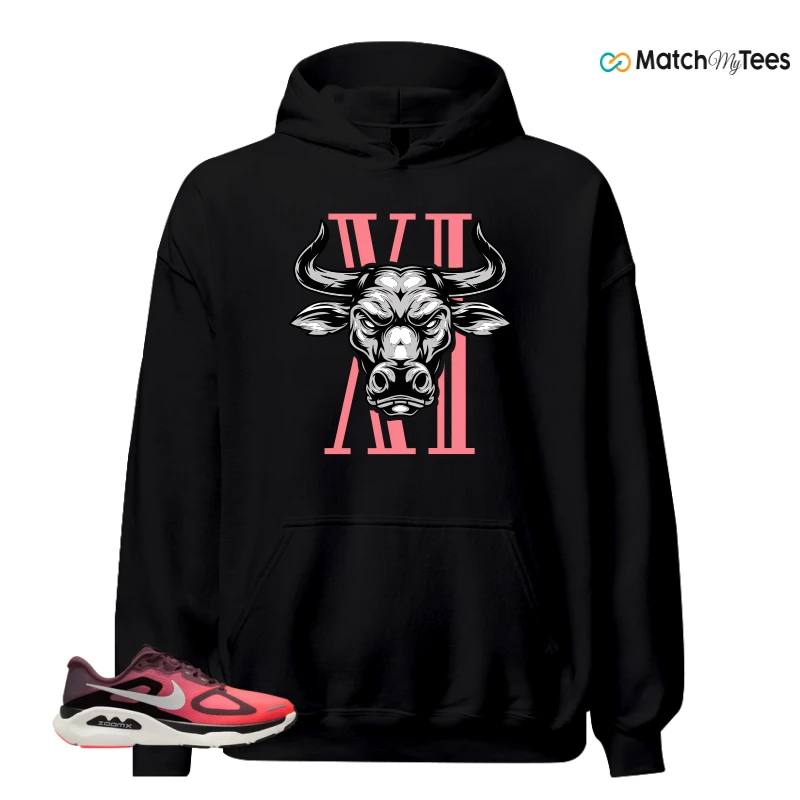 NIKE STRUCTURE PLUS TATTOO HOT LAVA BLACK SILVER SNEAKER Matching Tees hoodie