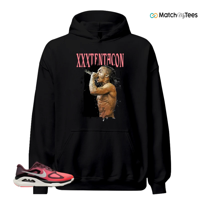 NIKE STRUCTURE PLUS TATTOO HOT LAVA BLACK SILVER SNEAKER Matching Tees hoodie