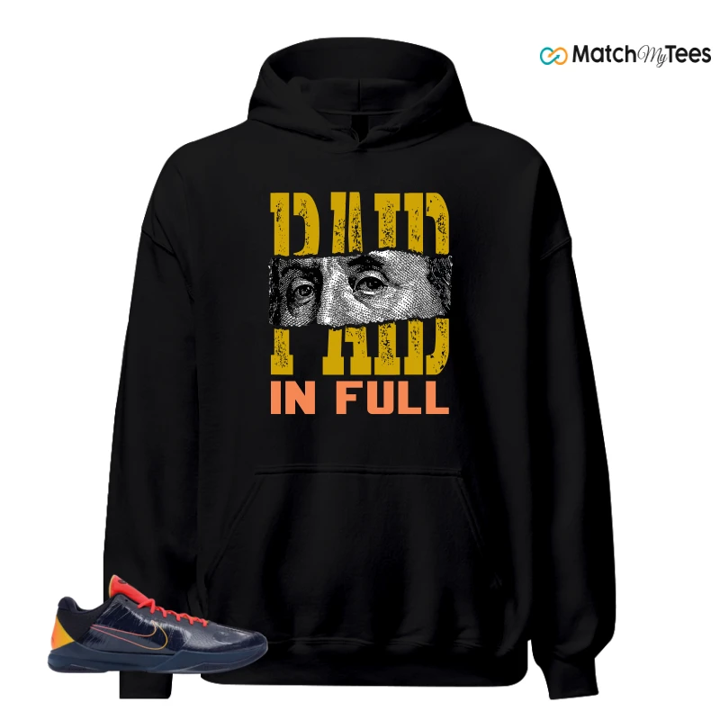 NIKE ZOOM KOBE 5 PROTRO X CAITLIN CLARK INDIANA FEVER SNEAKER/MIDNIGHT NAVY/BRIGHT CRIMSON matching Hoodie