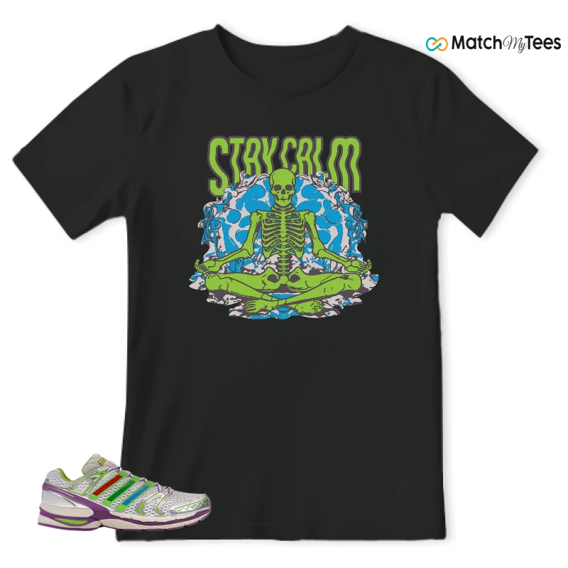 ADIDAS ADISTAR CONTROL 5 BUZZ LIGHTYEAR SNEAKER/FOOTWEAR WHITE/SOLAR SLIME/SILVER METALLIC matching T-shirt