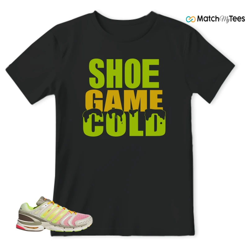 ADIDAS ADISTAR CONTROL 5 LARRY JUNE SNEAKER/SEMI LUCID RED/SEMI SOLAR SLIME/CLAY matching T-shirt