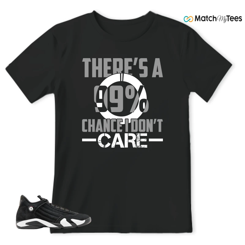 NIKE JORDAN 14 RETRO BLACK WHITE SNEAKER Matching Tees t-shirt