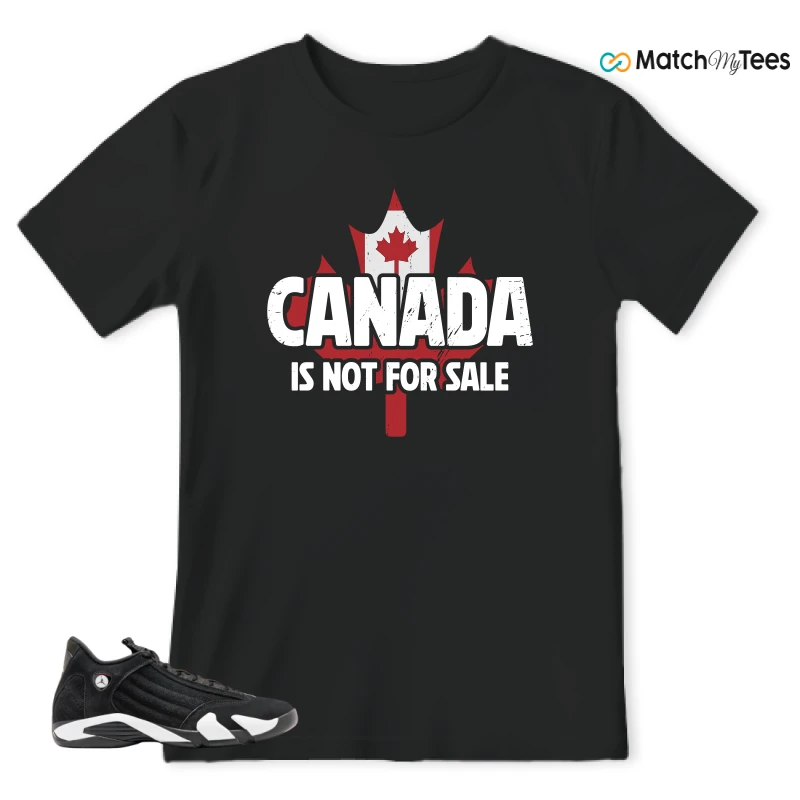 NIKE JORDAN 14 RETRO BLACK WHITE SNEAKER Matching Tees t-shirt