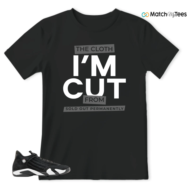 I'm Cut Black matching T-shirt T-shirt