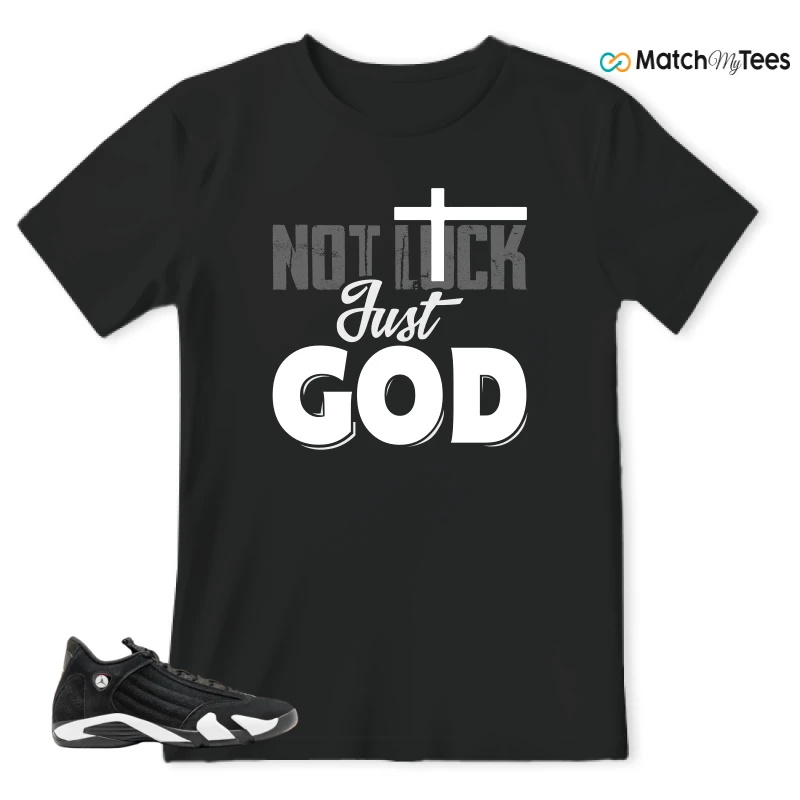 NIKE JORDAN 14 RETRO BLACK WHITE SNEAKER Matching Tees t-shirt