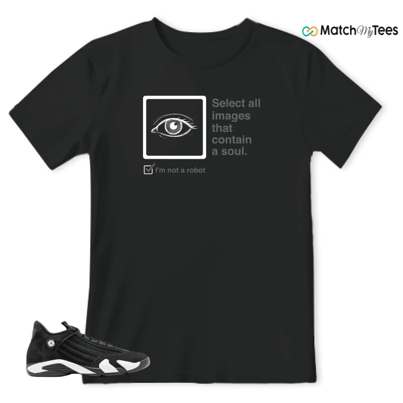 reCAPTCHA Black matching T-shirt T-shirt