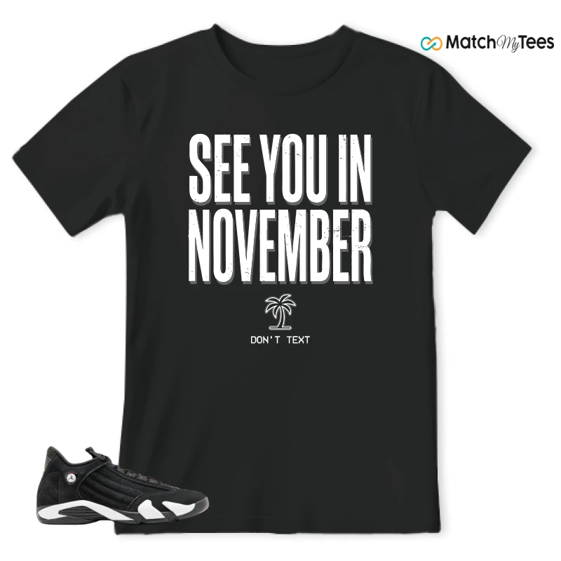 See You Black matching T-shirt T-shirt
